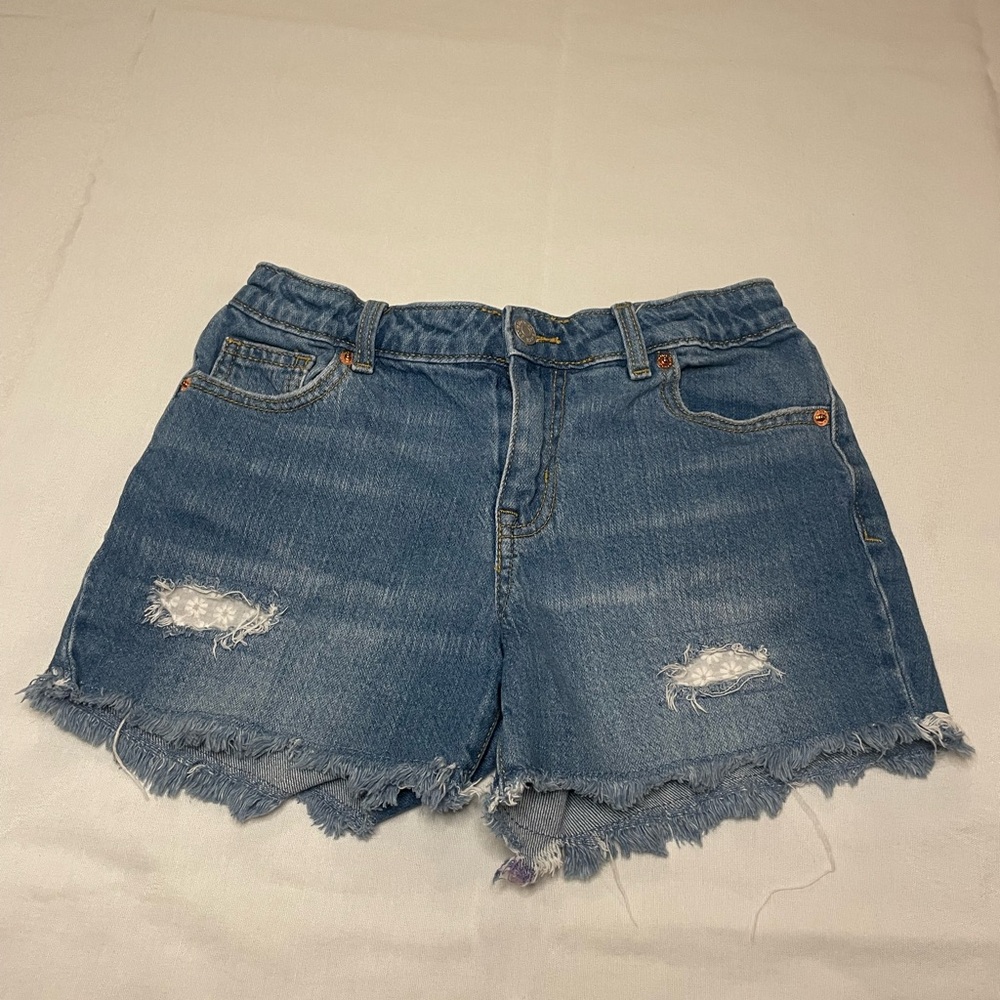 Denim Blue Kids Shorts
